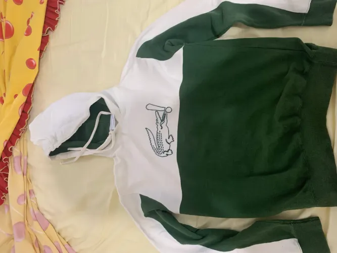 Conjunto Lacoste Verde e Branco Original - US S / P