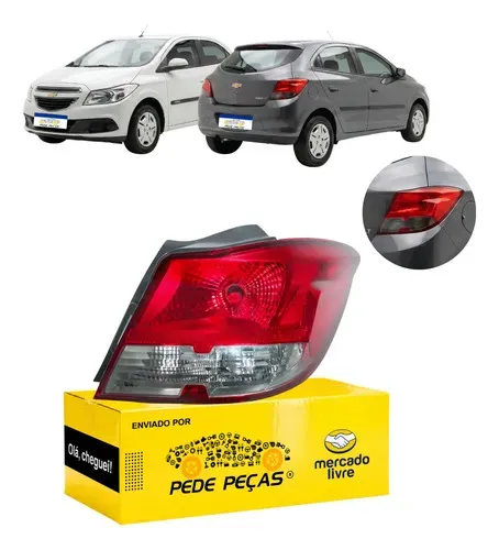 Lanterna Sinaleira Gm Onix 2012 A 2016 Lt Ltz Ls Joy Fumê Direito/passageiro Vermelho