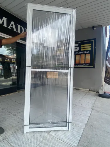 PORTA DE VIDRO BRANCA 2.10X 60CM 70CM 80CM - VENDA EXCLUSIVA