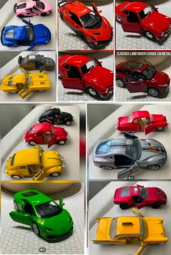 Lote Com 16 Carros Miniaturas 