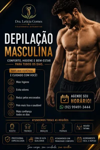 DEPILAÇÃO MASCULINA