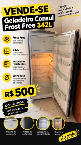 GELADEIRA FROST FREE CONSUL FACILITE