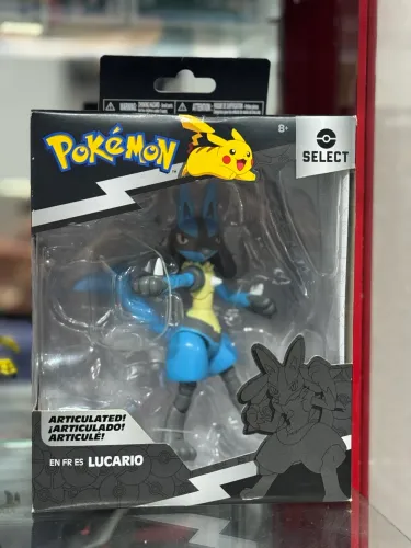 RARO Lucario Articulado Original Pokémon Select LACRADO Importado EUA