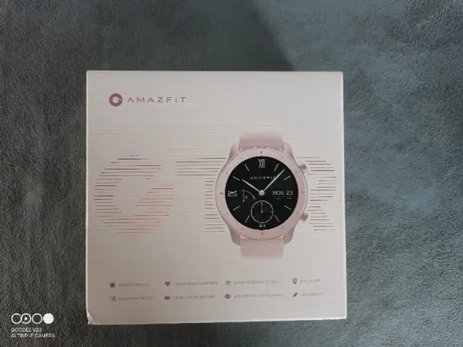 [LACRADO] Smartwatch Amazfit GTR 42mm com tela AMOLED de 1.2" e GPS