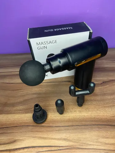 Mini Massageador Pistola Gun Jack Liu com Pinos JMQ-1 - Faço entrega