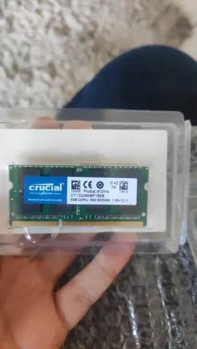 Memória RAM Crucial DDR3-1600L 8gb