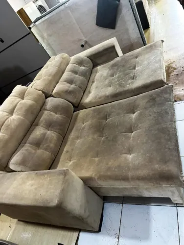 Limpeza e higienização de sofá