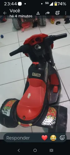 Moto elétrica infantil