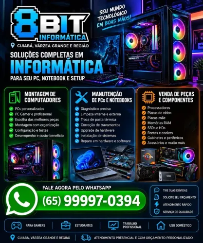 Precisando de serviços de informática em Cuiabá e região?