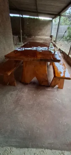 Mesa rústica