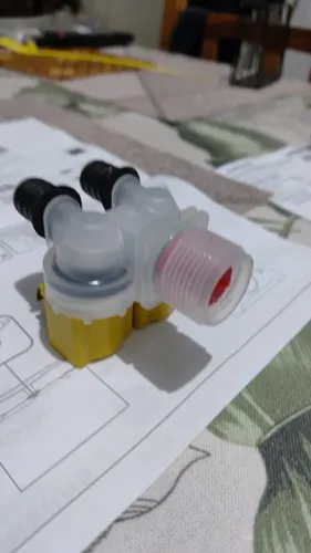 Solenoide de admissão para lavarroupas Electrolux
