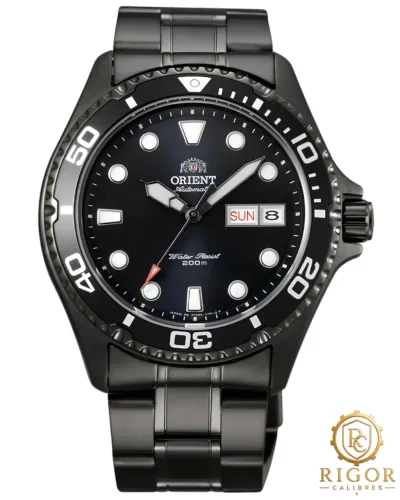 Relógio Orient Mako II TAA02003B9 Automático Diver Preto