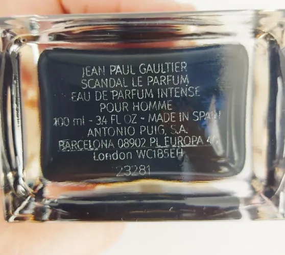 Perfume masculino scadal 100ml