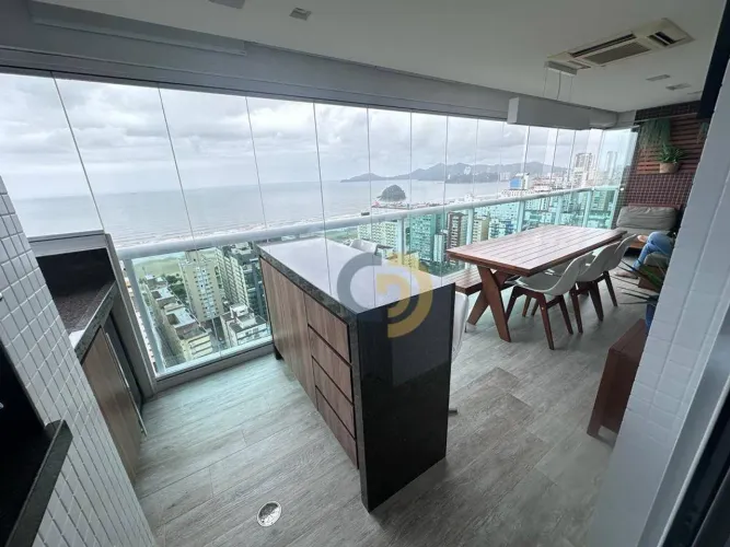 APARTAMENTO - LOCAÇÃO - MOBILIADO - 3 SUÍTES - LAZER - POMPÉIA - SANTOS/SP