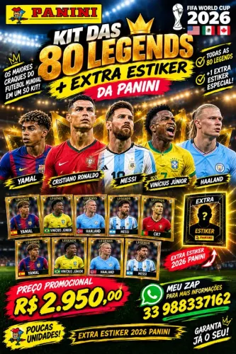 Kit das 80 extra extiker 2026 original 
