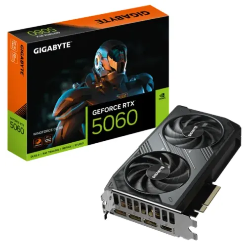 Placa De Vídeo Geforce Rtx 5060 Windforce Oc 8g Gigabyte GDDR7