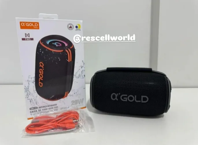 Caixa de Som Bluetooth Agold.
