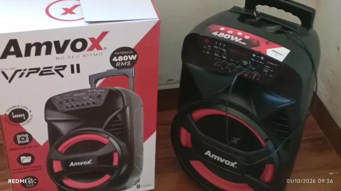 CAIXA DE SOM NOVA NA CAIXA BLUETOOTH