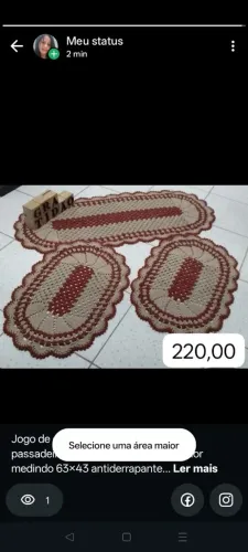 Jogo de cozinha 3 peças