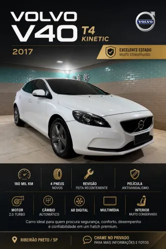 Volvo V40 T-4 Kinetic 2.0 Aut. 2017