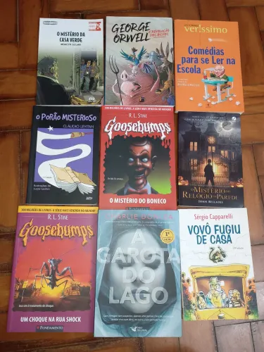 Qualquer livro 20 reais, livros que são pedidos na escola para leitura