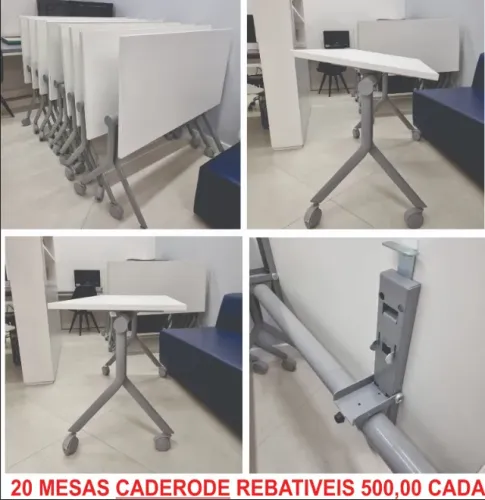20 Mesas Caderode Rebativeis - 500 cada