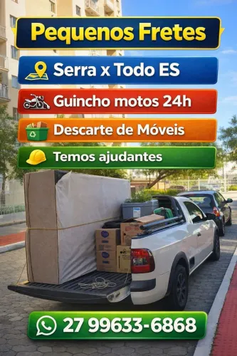 Frete Rápido e Pequeno Faço Viagens ES