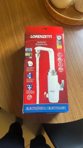 Torneira Essence ELETRÔNICA Br/cr 4600w 127v Lorenzetti