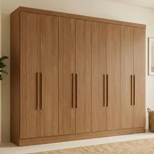 Roupeiro com 8 portas com 2,40m - PRONTA ENTREGA