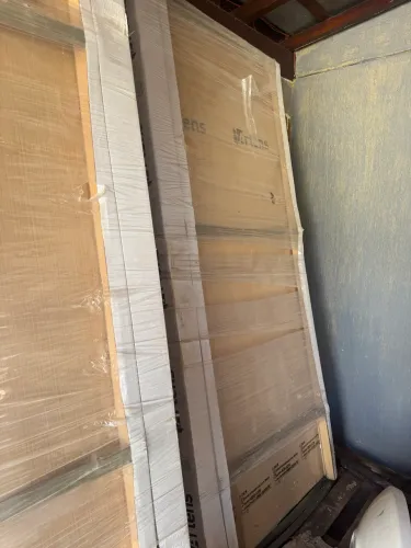 Kit Portas de madeira nova de 80 cm, esquerda, marca Artens