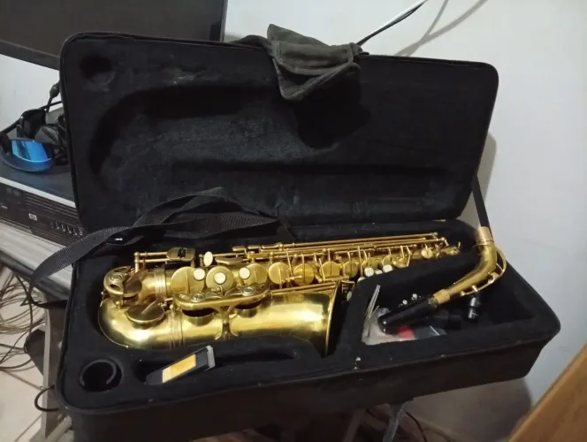 Sax alto Dolphin filé vendo troco.