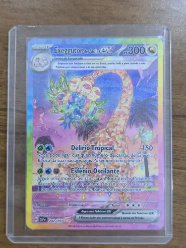 Cartas Pokemon - Exeggutor de Alola ex (242/191)