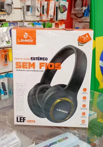 Fone de Ouvido Estéreo Sem Fio Bluetooth 5.4 Premium - Novo
