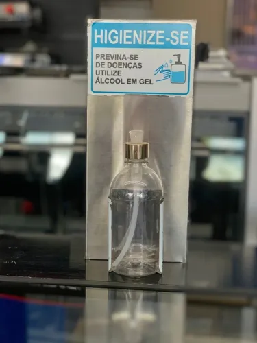 DISPENSER PARA ALCOOL EM GEL INOX