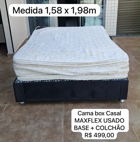 Cama Box Casal Maxflex USADA com ENTREGA
