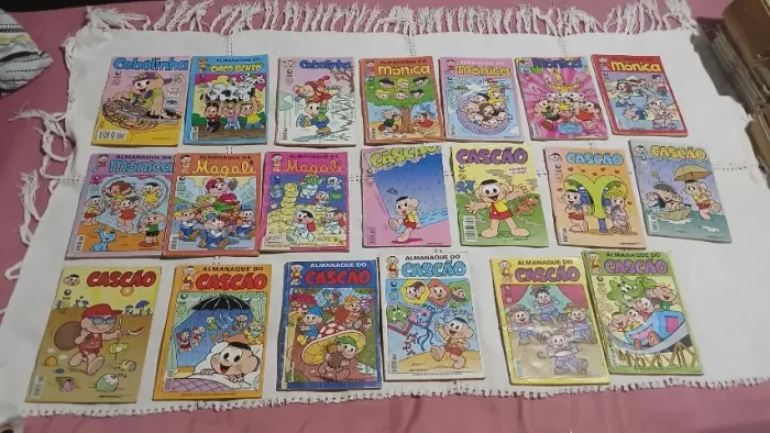 20 gibis da turma da mônica raros e antigos da editora globo