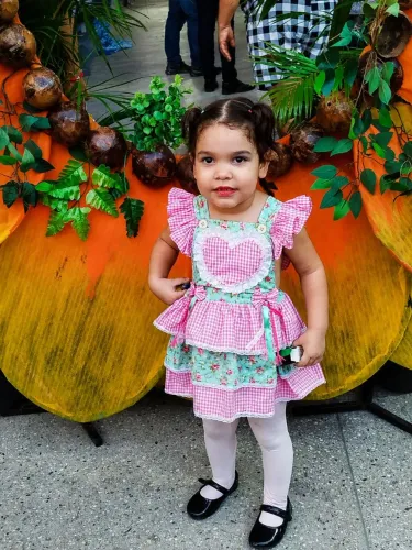 Vestido Junino 3 anos
