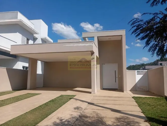 Casa Condomínio em Itupeva-SP, Residencial Ibi Aram II: 3 Suítes, sala 2 ambientes, planej