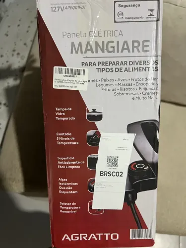 Panela elétrica 127v NA CAIXA