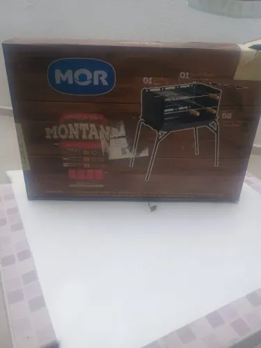 CHURRASQUEIRA PORTATIL MOR MONTANA MUITO NOVA