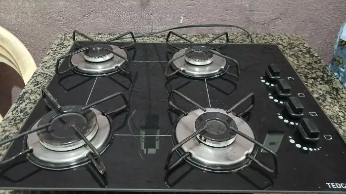 Cooktop 4 bocas vende ou troca por fogao 4 bocas