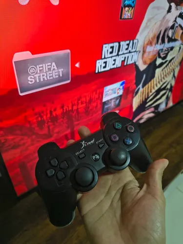 Controle Knup KP-4021 sem fio (Compatível com PS3 e PC) - Funcionando perfeitamente