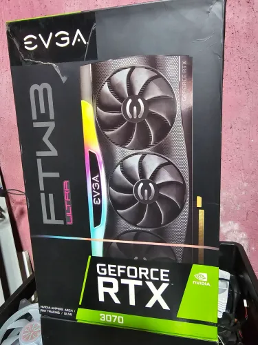 Caixa vazia RTX 3070 EVGA FTW