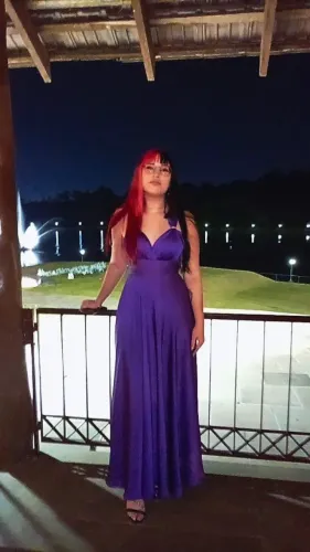 Vestido de Festa Roxo Satin Luxe ?