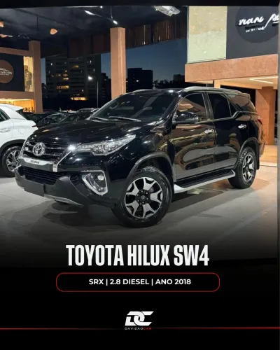 Toyota Hilux SW4 SRX 4X4 2.8 TDI 16V Dies. Aut. 2018
