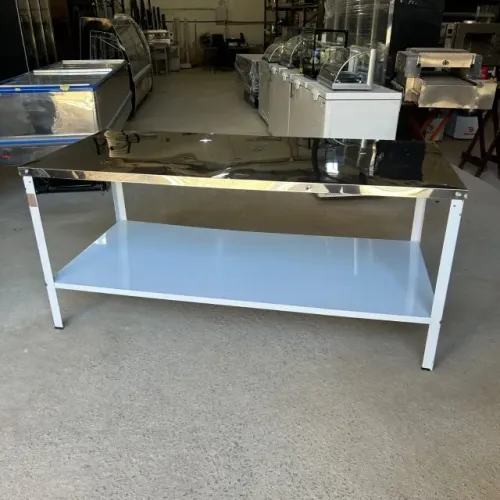 Mesa Braesi 1.90M M-019 G2 Tampa Inox Mostruário