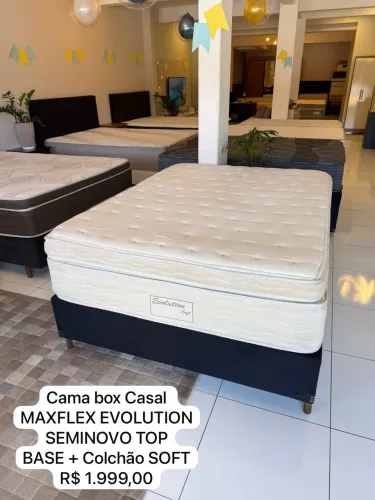 Colchão de Casal MAXFLEX SEMINOVO LÁTEX SOFT