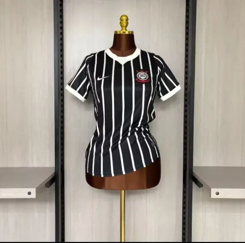 Camisa Corinthians Feminina Preta