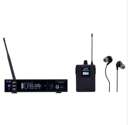 Retorno de palco - Sistema de Monitor Sem Fio UHF C/1 Bodypack Dylan DSM-300
