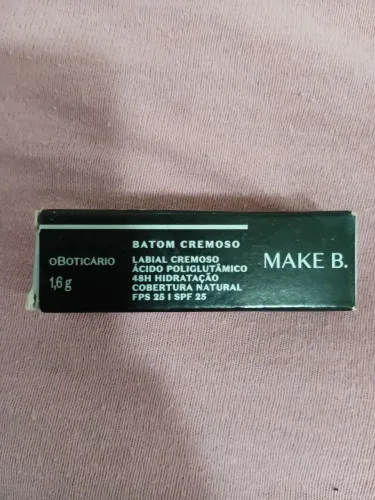 Batom cremoso make b